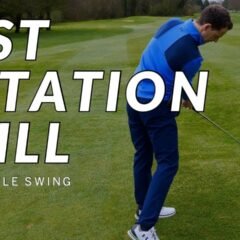 Best ROTATION DRILL for your Backswing and Downswing – It’s super SIMPLE!