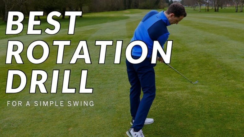 Best ROTATION DRILL for your Backswing and Downswing – It’s super SIMPLE!