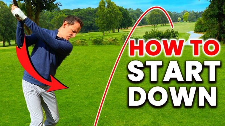 EFFORTLESS GOLF SWING – How to Start the Downswing like a Tour Pro – GAME CHANGER Golf Drill