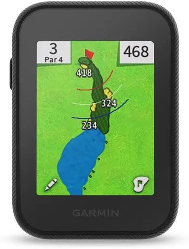 Garmin Approach G30, Handheld Golf GPS with 2.3-inch Color Touchscreen Display, Black