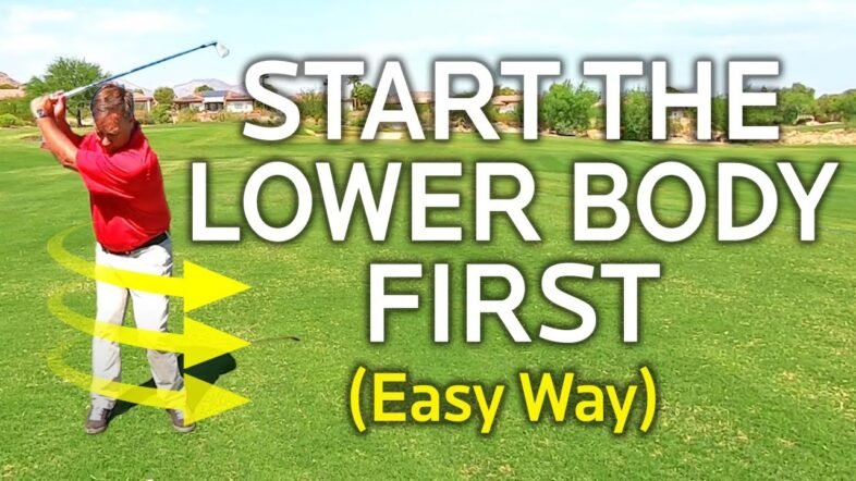 GOLF TRANSITION – EASY WAY TO START YOUR LOWER BODY IN THE DOWNSWING