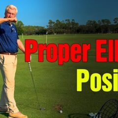 Proper Right Elbow Position in the GOLF BACKSWING