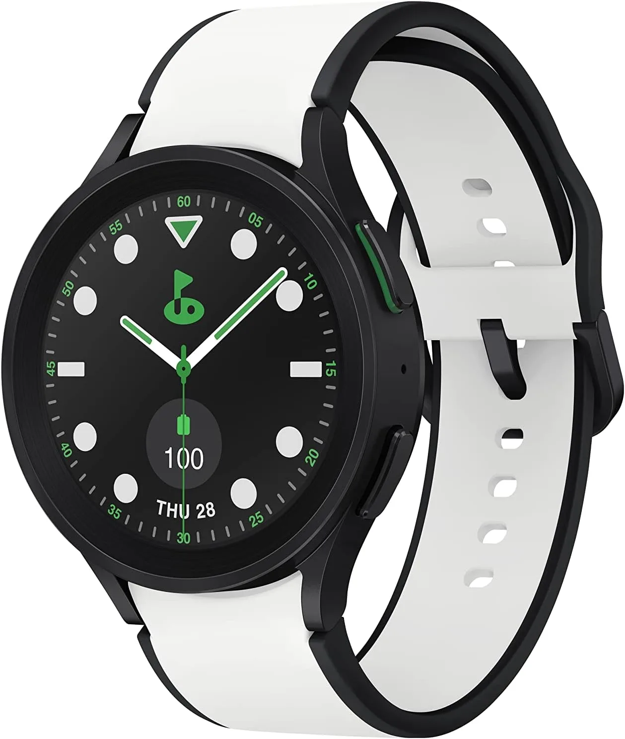 SAMSUNG Galaxy Watch 5 Golf Edition, 40mm Bluetooth Smartwatch w/ Body, Health, Fitness and Sleep Tracker, Improved Battery, Enhanced GPS Tracking, US Version, Gray Bezel w/Two-Tone Band
