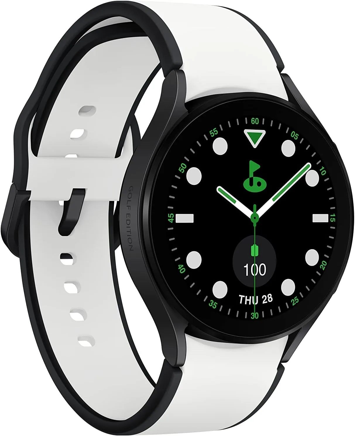 SAMSUNG Galaxy Watch 5 Golf Edition, 40mm Bluetooth Smartwatch w/ Body, Health, Fitness and Sleep Tracker, Improved Battery, Enhanced GPS Tracking, US Version, Gray Bezel w/Two-Tone Band