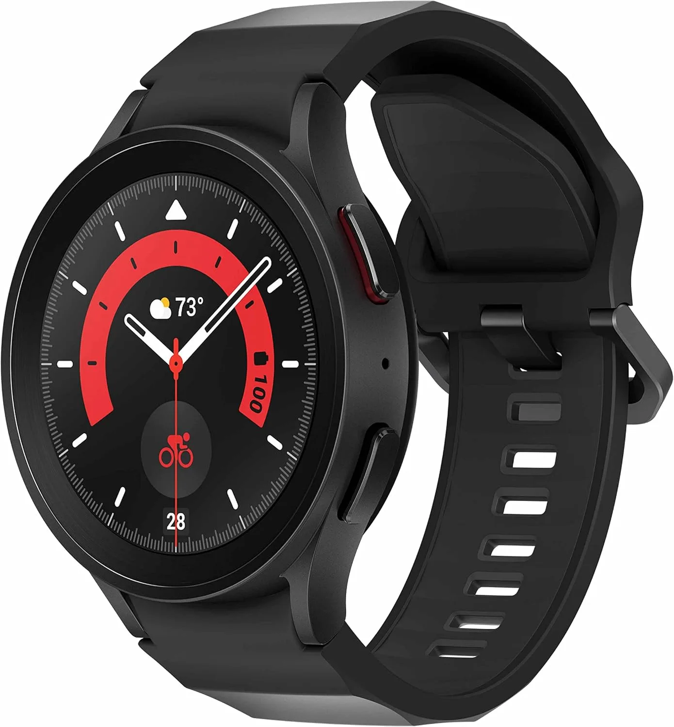 SAMSUNG Galaxy Watch 5 Golf Edition, 40mm Bluetooth Smartwatch w/ Body, Health, Fitness and Sleep Tracker, Improved Battery, Enhanced GPS Tracking, US Version, Gray Bezel w/Two-Tone Band