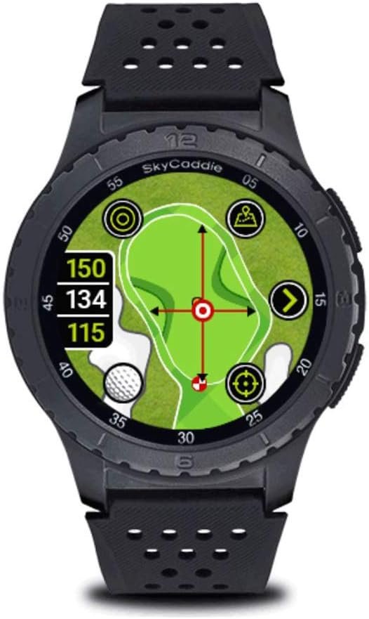 SkyCaddie LX2 Golf GPS Watch - Lightweight Simple Golf Yardage Rangefinder Touchscreen Watch w/ 35K Courses, Intelligent Automation, Scoring - Power Bundle with PlayBetter 5000mAh Portable Charger SkyCaddie LX2 Golf GPS Watch - Lightweight Simple Golf Yardage Rangefinder Touchscreen Watch w/ 35K Courses, Intelligent Automation, Scoring - Power Bundle with PlayBetter 5000mAh Portable Charger