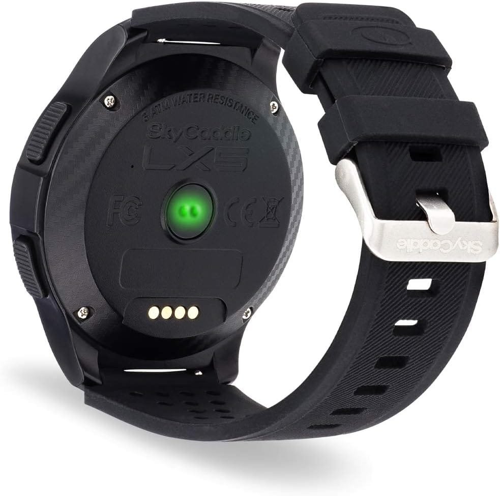 SkyCaddie LX2 Golf GPS Watch - Lightweight Simple Golf Yardage Rangefinder Touchscreen Watch w/ 35K Courses, Intelligent Automation, Scoring - Power Bundle with PlayBetter 5000mAh Portable Charger SkyCaddie LX2 Golf GPS Watch - Lightweight Simple Golf Yardage Rangefinder Touchscreen Watch w/ 35K Courses, Intelligent Automation, Scoring - Power Bundle with PlayBetter 5000mAh Portable Charger