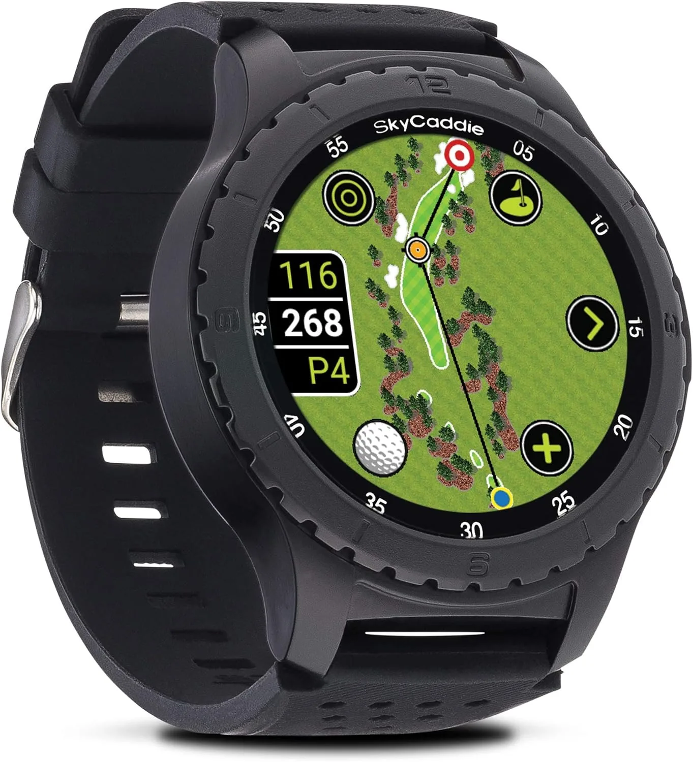 SkyCaddie LX5, GPS Golf Watch with Touchscreen Display and HD Color CourseView Maps, Black, Small SkyCaddie LX5, GPS Golf Watch with Touchscreen Display and HD Color CourseView Maps, Black, Small