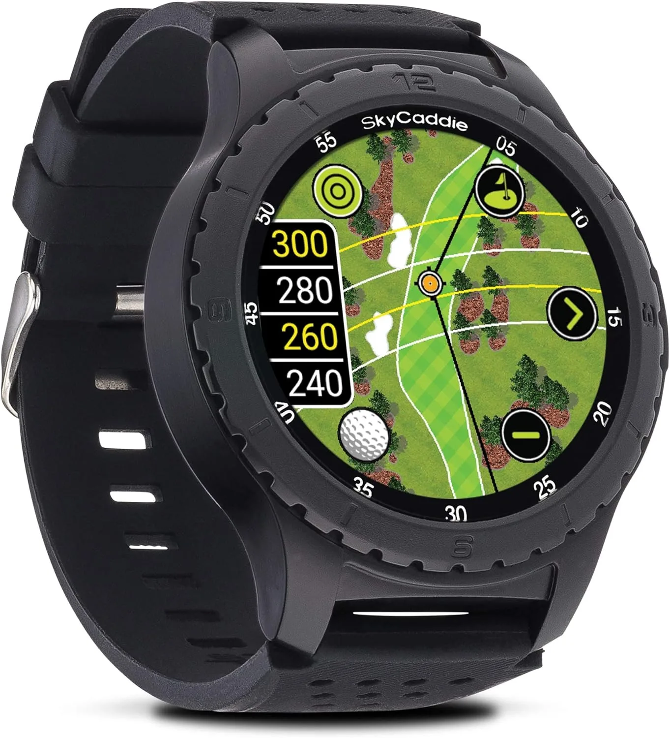 SkyCaddie LX5, GPS Golf Watch with Touchscreen Display and HD Color CourseView Maps, Black, Small SkyCaddie LX5, GPS Golf Watch with Touchscreen Display and HD Color CourseView Maps, Black, Small