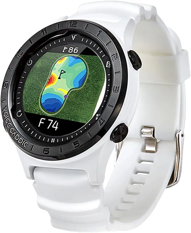 Voice Caddie A Series Lightweight Hybrid Golf GPS Watch | Slope Mode, Color Touchscreen, Green Undulation | 40,000 Worldwide Preloaded Courses | Unisex Golf Watch for Men  Women (A2 GPS Golf Watch)
